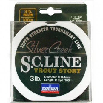 Монолеска DAIWA TD Silver Creek 3 Lb (0.144мм) - 150м Монолеска DAIWA TD Silver Creek 3 Lb (0.144мм) - 150м