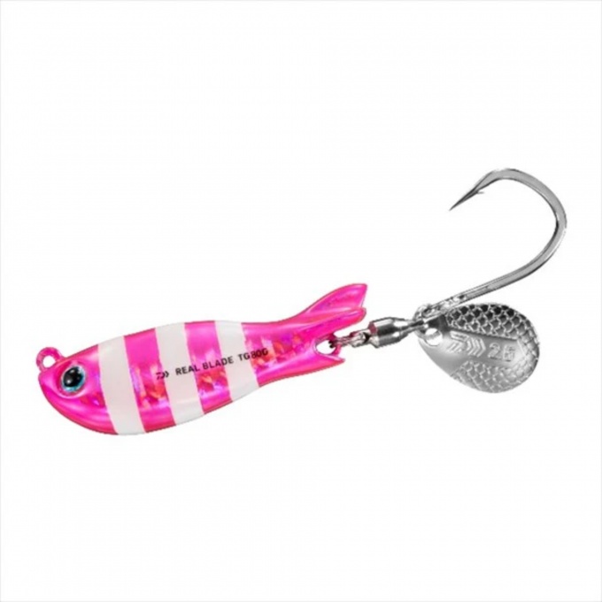 Воблер DIAWA REAL BLADE TG 40 PINK ZEBRA 07452297 Воблер DIAWA REAL BLADE TG 40 PINK ZEBRA 07452297
